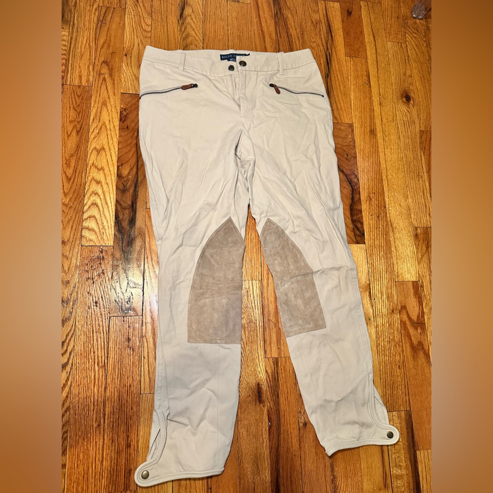 Ralph Lauren Riding Pants with Suede Patches